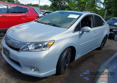 2010 Lexus Hs 250H Premium from USA, damaged, VIN JTHBB1BA9A2000713